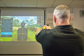 Městská policie České Budějovice má novou virtuální střelnici